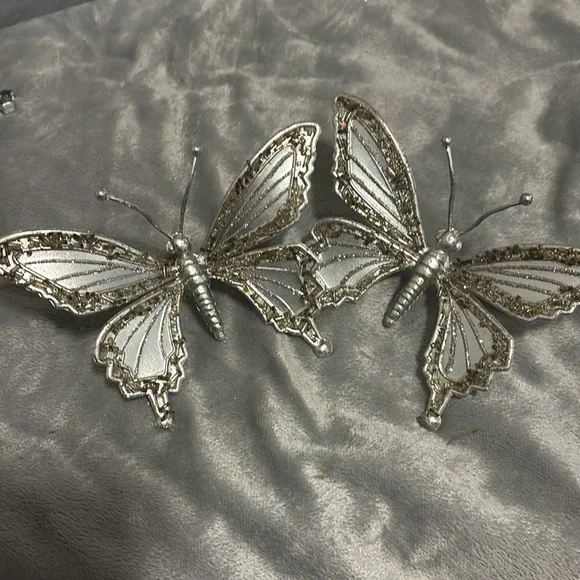 Lot of silver Christmas decor - Picture 7 of 15